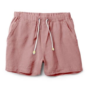 Bermuda De Linho Premium Masculina Salmão