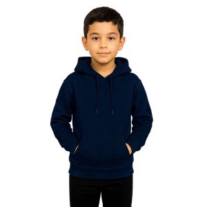 Blusa De Moletom Infantil Canguru Pa 50/50 Azul Marinho