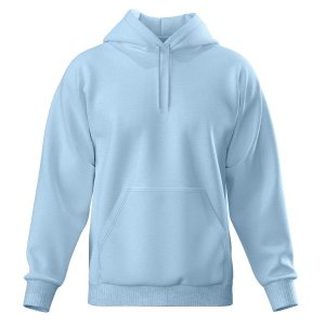 Blusa De Moletom Masculina Canguru Pa 50/50 Azul Bebe