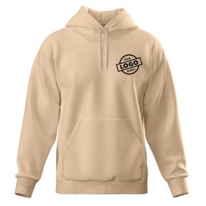 Blusa De Moletom Masculina Canguru Pa 50/50 Bege - Personalizado