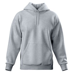 Blusa De Moletom Masculina Canguru Pa 50/50 Cinza