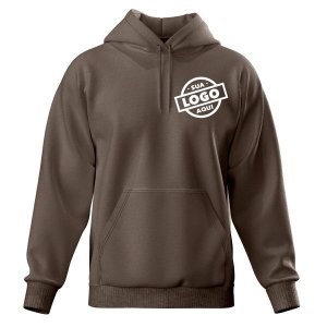 Blusa De Moletom Masculina Canguru Pa 50/50 Marrom - Personalizado