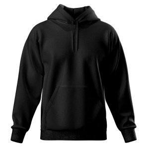 Blusa De Moletom Masculina Canguru Pa 50/50 Preto