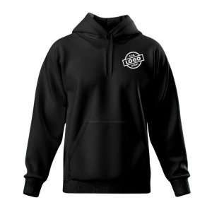 Blusa De Moletom Masculina Canguru Pa 50/50 Preto - Personalizado