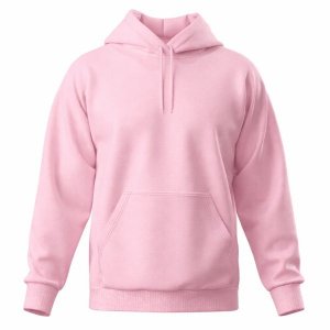Blusa De Moletom Masculina Canguru Pa 50/50 Rosa Bebe