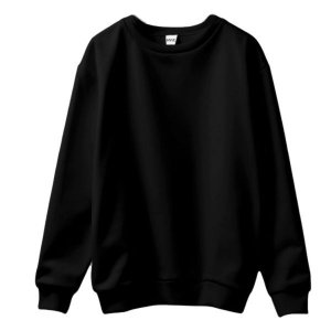 Blusa De Moletom Masculina Gola Careca Pa 50/50 Preto