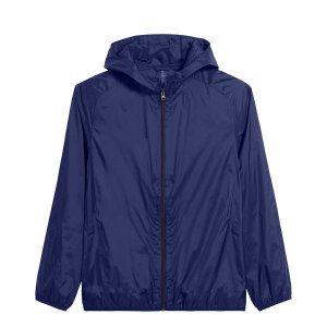 Jaqueta Corta Vento Masculina Tactel Impermeável Azul Marinhho