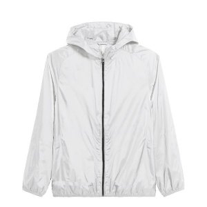 Jaqueta Corta Vento Masculina Tactel Impermeável Branco