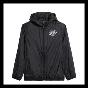 Jaqueta Corta Vento Masculina Tactel Impermeável Preto - Personalizada