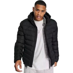Jaqueta Puffer Bobojaco Masculina Preta