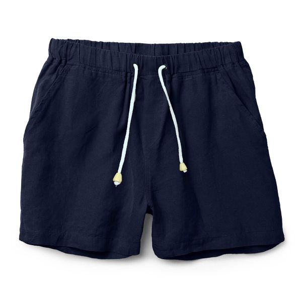 Bermuda De Linho Premium Masculina Azul Marinho