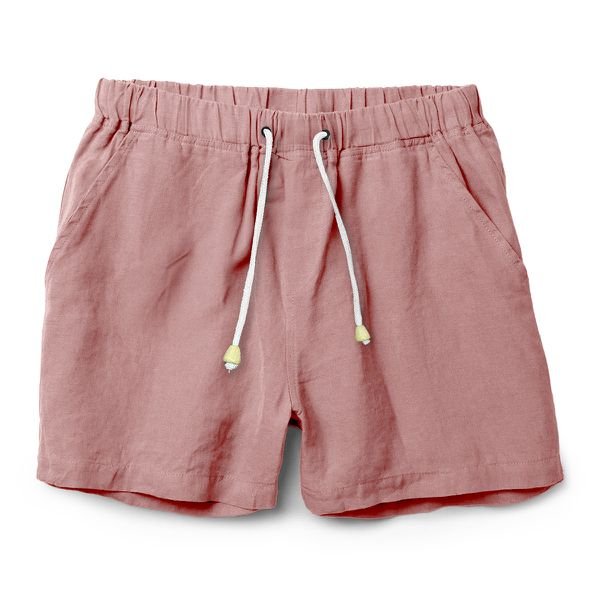 Bermuda De Linho Premium Masculina Salmão