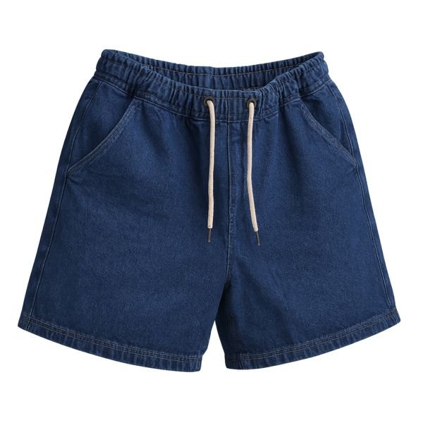 Bermuda Jeans Modelo Bag Azul Marinho