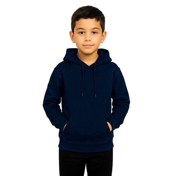 Blusa De Moletom Infantil Canguru Pa 50/50 Azul Marinho