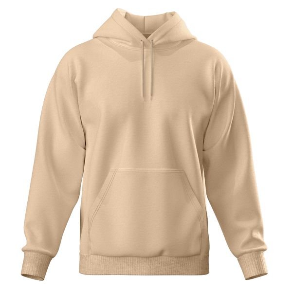 Blusa De Moletom Masculina Canguru Pa 50/50 Bege