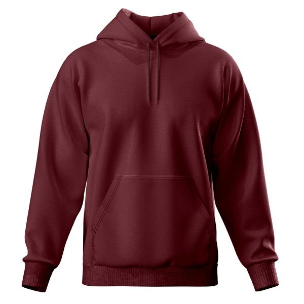Blusa De Moletom Masculina Canguru Pa 50/50 Vinho