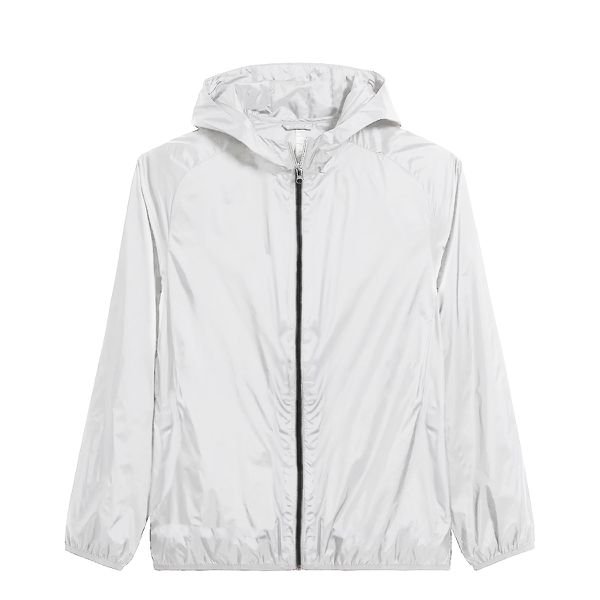Jaqueta Corta Vento Masculina Tactel Impermeável Branco