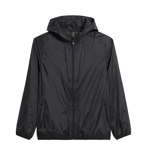 Jaqueta Corta Vento Masculina Tactel Impermeável Preto